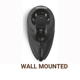 Hamilton Beach Wall Mount Hair Dryer, 1500 Watts, Auto Safety Shut Off, Toggle Switch, Nightlight on Plug, Black