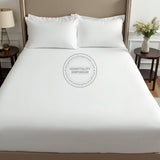 TC-180 FITTED SHEETS percale fabric White size FULL Beds Hospitality  Thomaston Mills