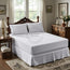 TC-250 FITTED SHEETS premium percale Fabric White Royal Suite TWIN Beds  Thomaston Mills