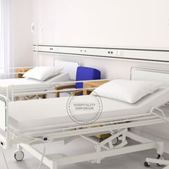 TC-180 FITTED SHEETS percale fabric White Single Bed sizes Healthcare  Thomaston Mills