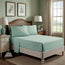 TC-180 FLAT SHEETS percale fabric color Seafoam TWIN sizes Hospitality Beds Thomaston Mills