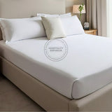TC-180 FITTED SHEETS percale fabric White size FULL Beds Hospitality  Thomaston Mills