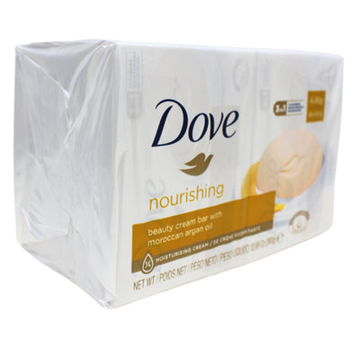 DOVE Bar Soap 4count 100g Creme Oil Moroccan Argan