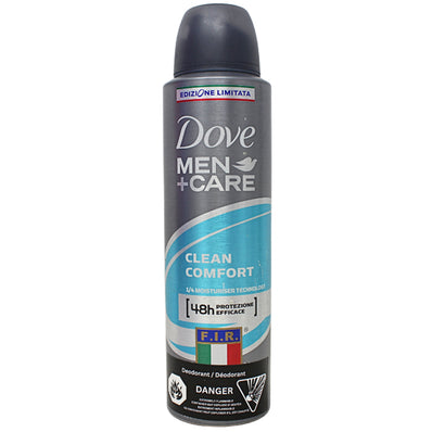 DOVE Spray 150ml Men + Care Clean Comfort