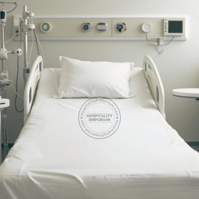 TC-180 DRAW SHEETS percale fabric White Single Bed sizes Healthcare  Thomaston Mills