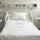 TC-180 DRAW SHEETS percale fabric White Single Bed sizes Healthcare  Thomaston Mills