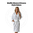 Waffle Weave (100%C) Kimono Style Robes Merit Spa Collection White Size Unisex Large 2/Pack