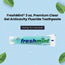 FreshMint 3 oz. Premium Clear Gel Anticavity Fluoride Toothpaste (ADA Approved)