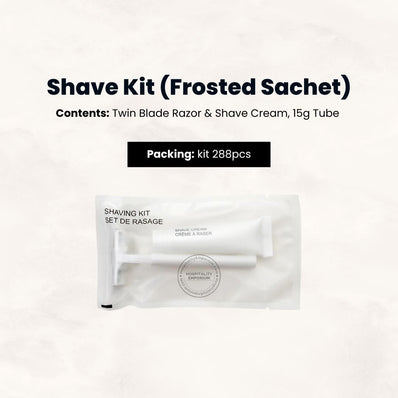 Shaving Kit - Contents Twin Blade Razor & Shave Cream, 15g Tube