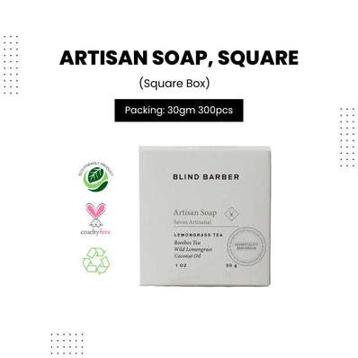 Blind Barber Artisan Soap, Square 1oz, 30g