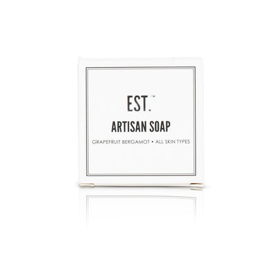 EST. Premium Artisan Soap, Square Blend of Grapefruit and Bergamot 1oz