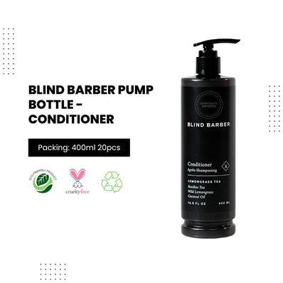 Blind Barber Pump Bottle - Conditioner 13.5oz, 400ml