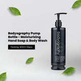 Bodyography Pump Bottle - Moisturizing Hand Soap & Body Wash 13.5oz, 400ML