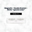 Dispensing Systems, Magnetix - Double Bracket - White Special Order