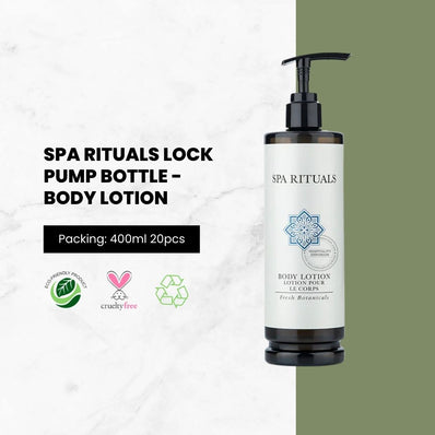 Spa Rituals LOCK Pump Bottle - Body Lotion 13.5oz, 400ml