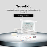 Accessories Collective Box, Travel Kit - Contents: Shave Kit, Shower Cap, Vanity Kit, Dental Kit, Mending Kit