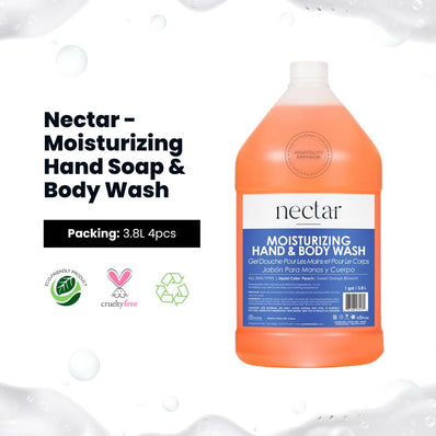 Nectar Recyclable 1 Gallon Jug - Moisturizing Hand Soap & Body Wash 1 Gallon, 3.8L