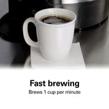 Hamilton Beach Commercial, Stainless Steel Urn, 75 cup, one hand dispensing, coffee level indicator