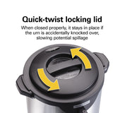 Hamilton Beach Commercial, Stainless Steel Urn, 100 cup, one hand dispensing, coffee level indicator