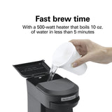 Hamilton Beach Coffee Maker 1 Cup Commercial Soft Pod , Auto Shut Off, Black