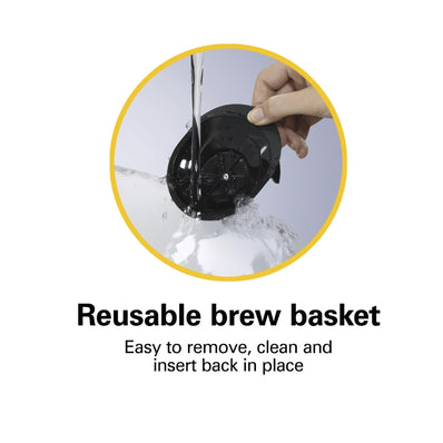 Hamilton Beach Coffee Maker 1 Cup Commercial Soft Pod , Auto Shut Off, Black