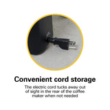 Hamilton Beach  Coffee Maker Deluxe 1 Cup Copmmercial Pod Auto Shut Off, Black/Stainless Steel (also available in 230V)