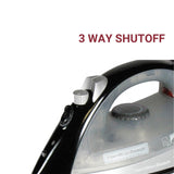 Hamilton Beach Lightweight Steam/Spray Iron, Position Sensing ASO, Extra Long Cord, Black