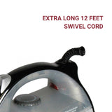 Hamilton Beach Lightweight Steam/Spray Iron, Position Sensing ASO, Extra Long Cord, Black