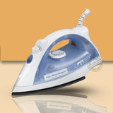 Hamilton Beach Lightweight Steam/Spray Iron, Position Sensing Auto Shut Off, Extra Long Cord, Blue/White