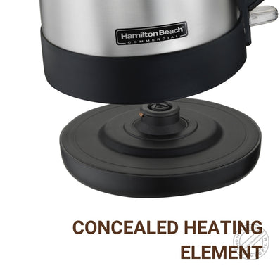 Hamilton Beach  Stainless Steel Kettle 1L Hospitality Rated