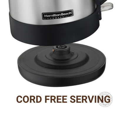 Hamilton Beach  Stainless Steel Kettle 1L Hospitality Rated