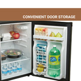 Hamilton Beach 2.5 cu. Ft. Refrigerator, Energy Star, 2 glass adj. shelves, rev.door, leveling ft.