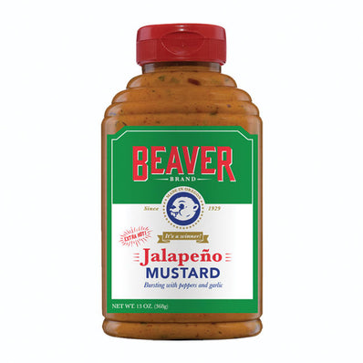Beaver Jalapeno Mustard 13 oz