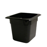 Camwear Food Pan Sixth Size Black 6" each