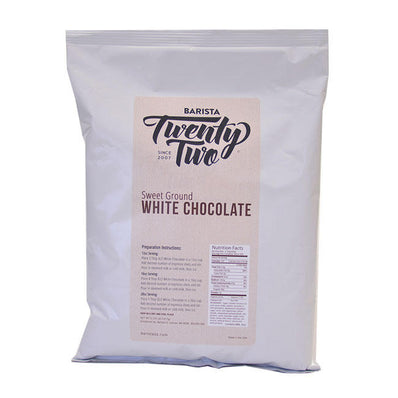 Barista 22 Sweet Ground White Chocolate Premium Powder 3.125 lb
