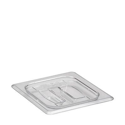 Camwear Food Pan Cover Sixth Size with Handle Clear each