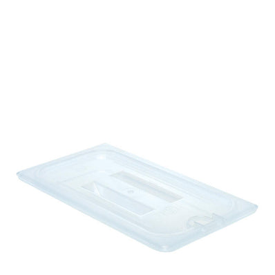 Food Pan Cover Third Size with Handle Translucent each