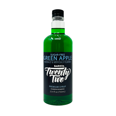 Barista 22 Green Apple Sugar Free Syrup 750 ml