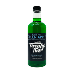 Barista 22 Green Apple Sugar Free Syrup 750 ml