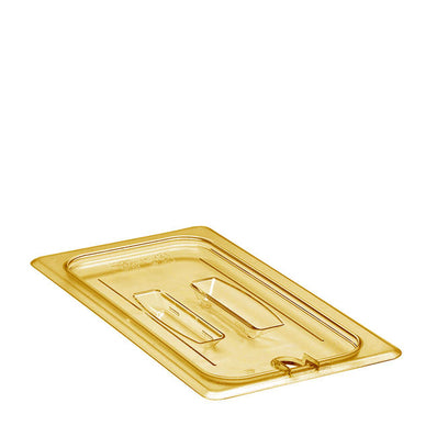 H-Pan Third Size Cover Notched with Handle Amber each