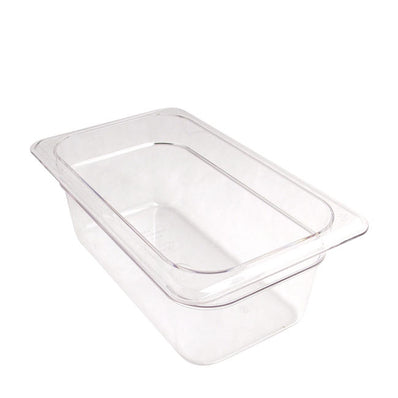 Camwear Food Pan Fourth Size Clear 4" each