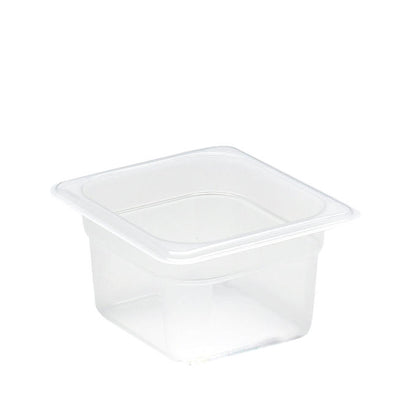 Food Pan Sixth Size Translucent 4" each
