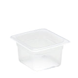 Food Pan Sixth Size Translucent 4" each