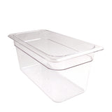 Camwear Food Pan Third Size Clear 6" each