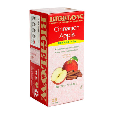 Bigelow Cinnamon Apple Herbal Tea 28 ct