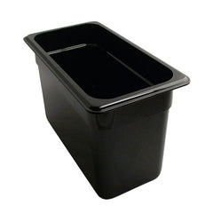 Camwear Food Pans Third Size Black 8" each