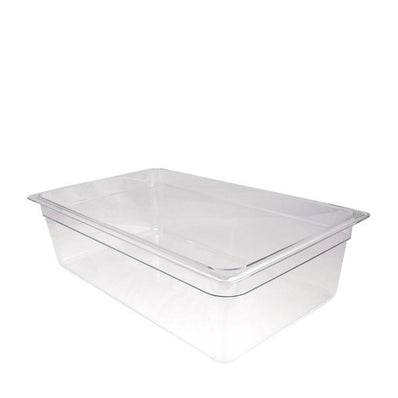 Camwear Food Pan Full-Size Clear 6" each