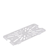 Food Pan Drain Shelf Third Size Translucent each