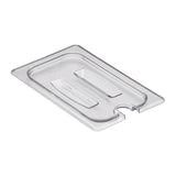 Camwear Food Pan Cover Fourth Size Notched with Handle Clear each