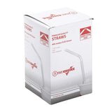 Choice Jumbo Flex Straw Clear 7 5/8" 400 ct